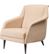 Beige Lounge Chair
